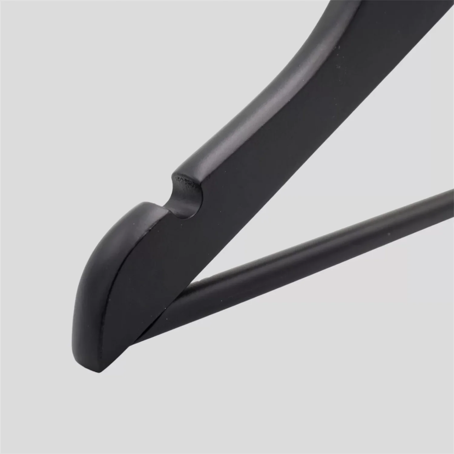 Siyah Ahşap Bebek Elbise Pantolon Askısı