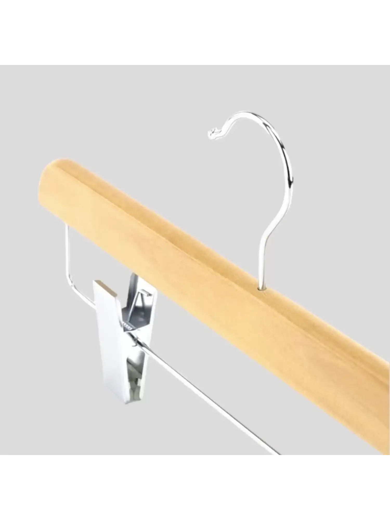 Naturel Ahşap Pantolon Etek Askısı 36 cm
