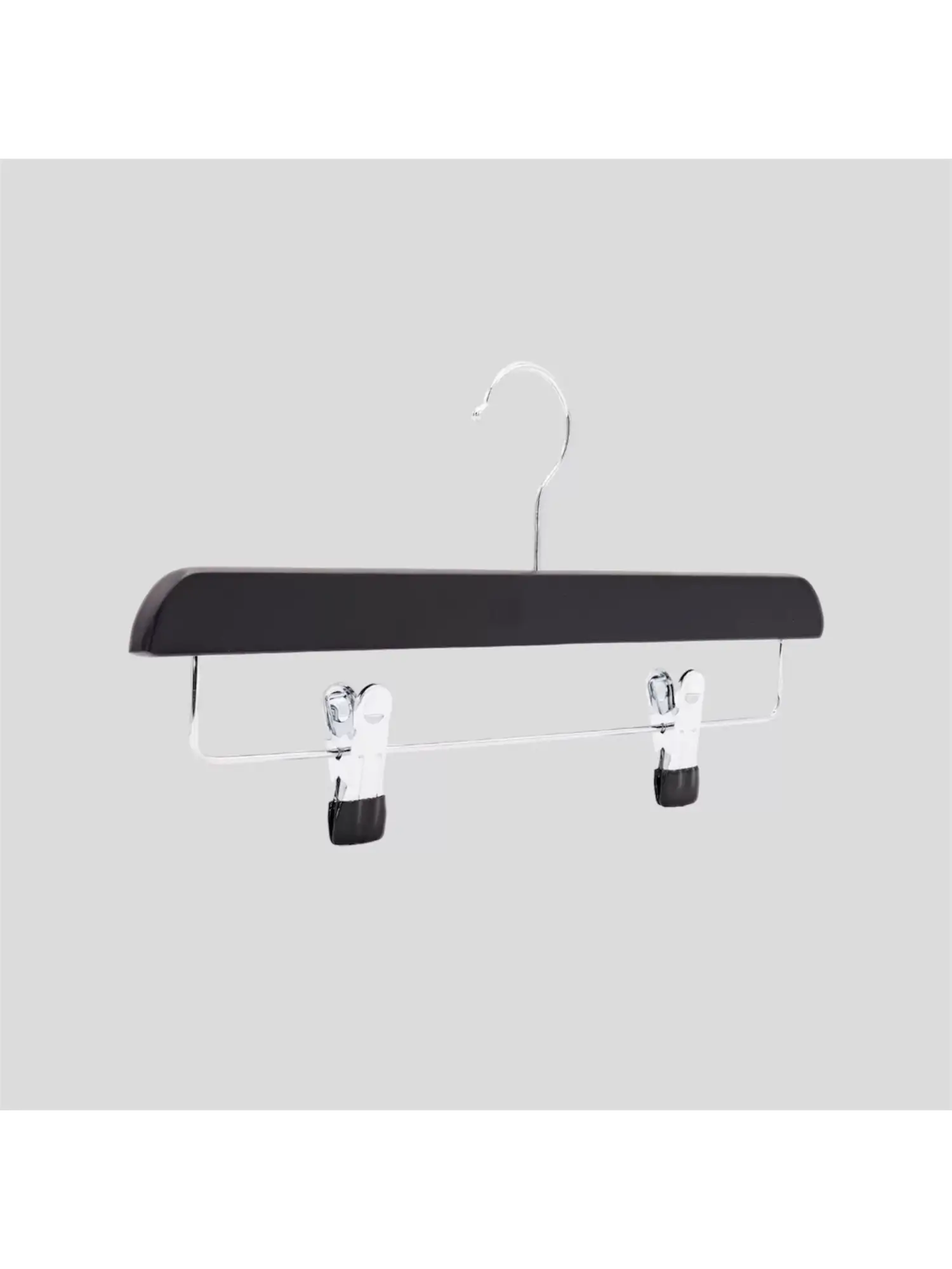 Siyah Ahşap Pantolon Etek Askısı 36 cm