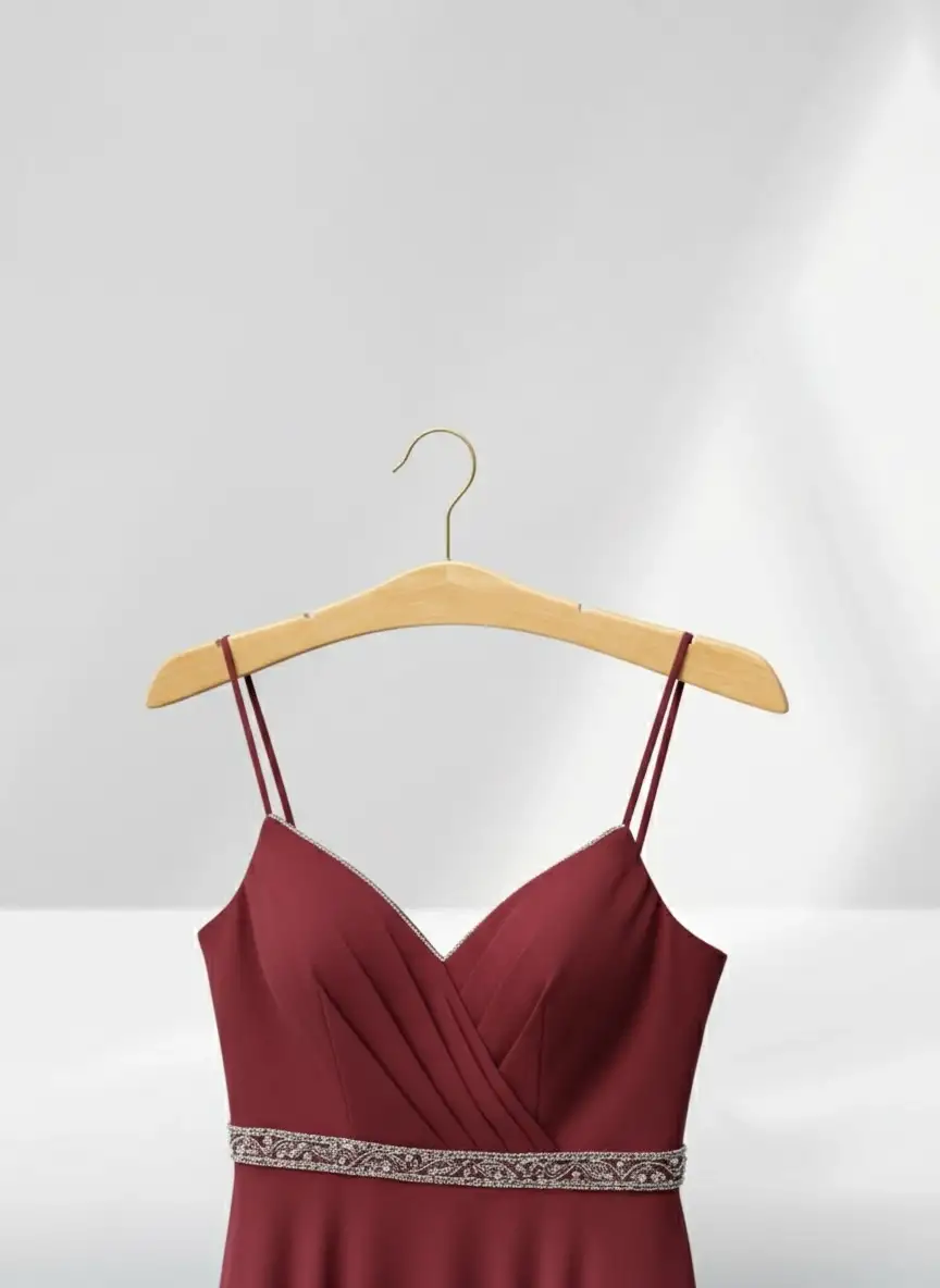 Naturel Ahşap Gold Kancalı Gelinlik Triko Abiye Askısı