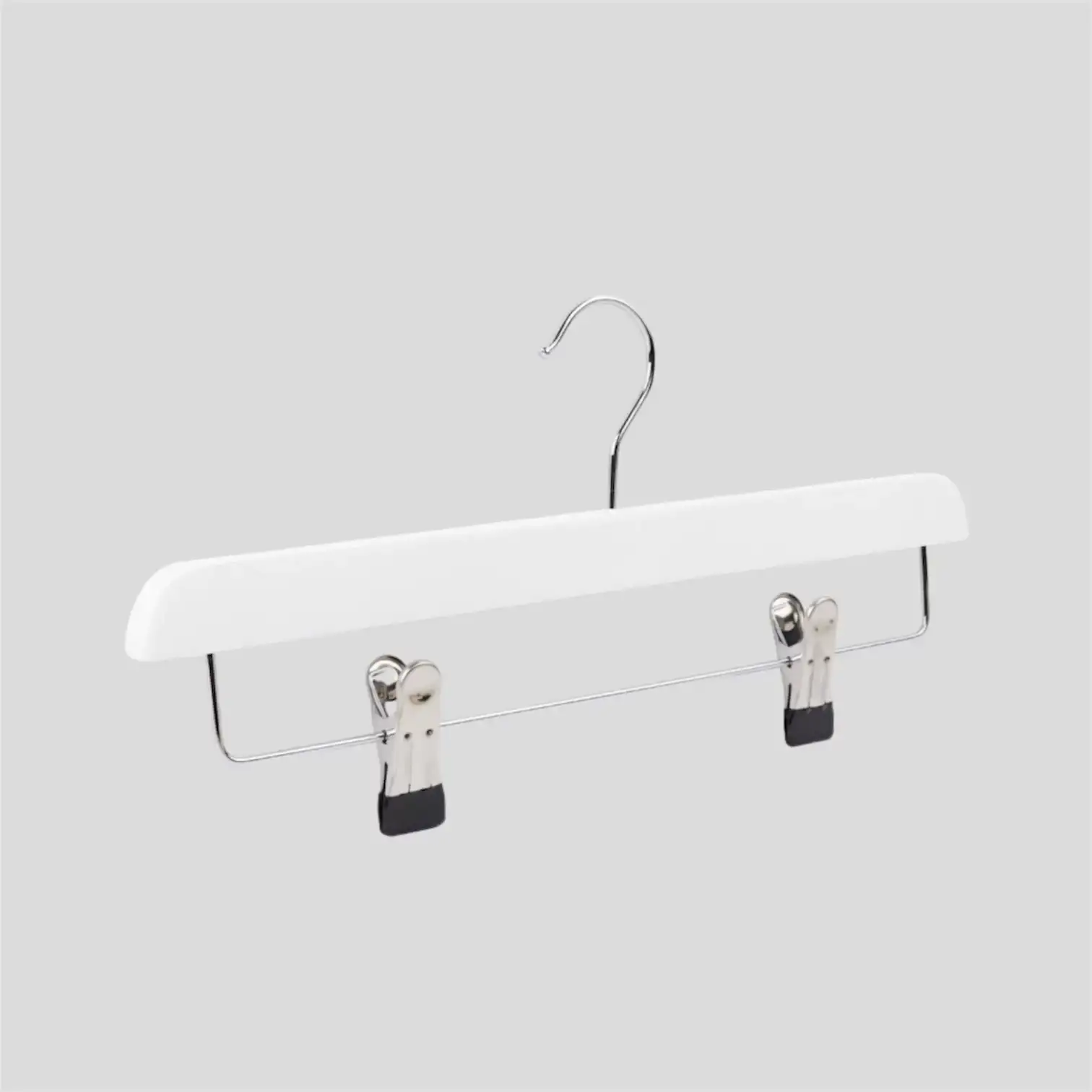 Beyaz Ahşap Pantolon Etek Askısı 36 cm