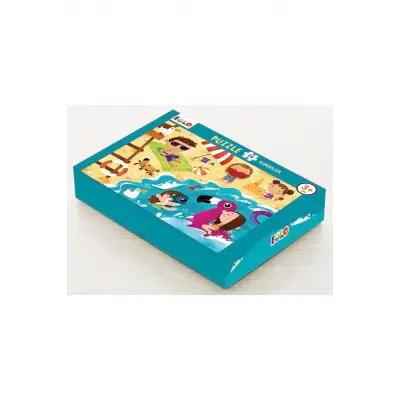 24 Parça Puzzle - Kumsalda