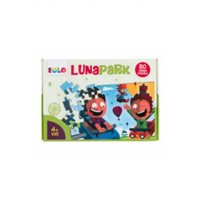 60 Parça Yer Puzzle Lunapark