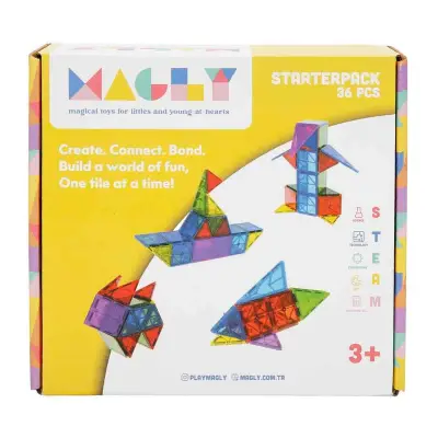 Magly Manyetik Yapı Blokları 36 Parça