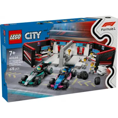LEGO® City F1® Garajı ve Mercedes-AMG ve Alpine Arabaları