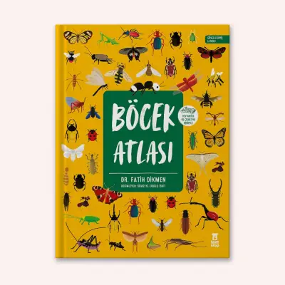 Böcek Atlası (Ciltli) Harita ve Çıkartma Hediyeli