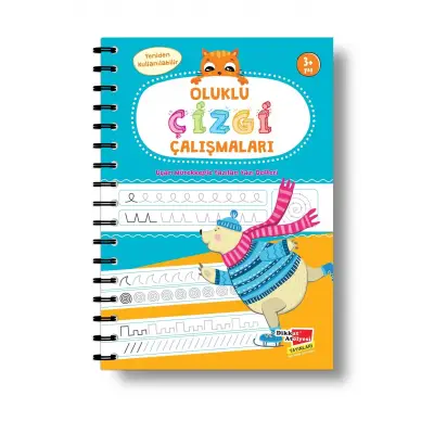 Oluklu Çizgi Çalışmaları Kitabı Sihirli Uçan Mürekkepli Kalem Hediyeli 4-7 Yaş