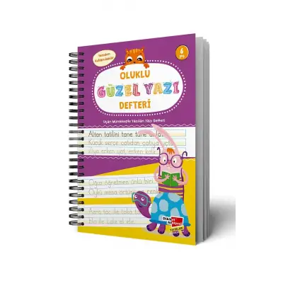 Oluklu Güzel Yazı Defteri Sihirli Uçan Mürekkepli Kalem Hediyeli 4-7 Yaş