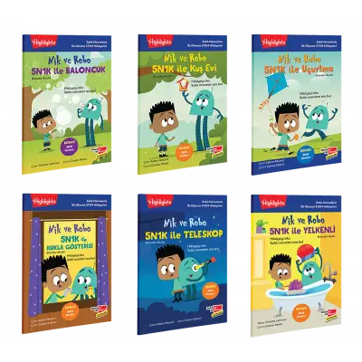Saklı Nesnelerle İlk Okuma STEM Hikâyeleri Nik ve Robo 5N1K 12lı Set