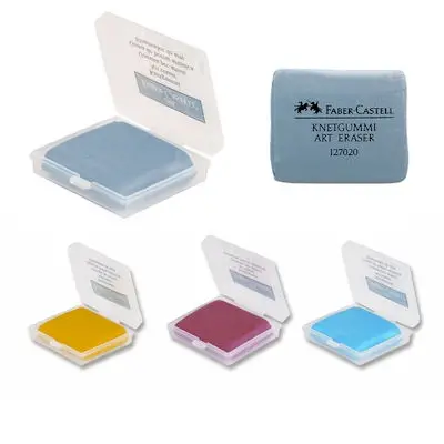 Faber-Castell Plastik Kutulu Renkli Hamur Silgi
