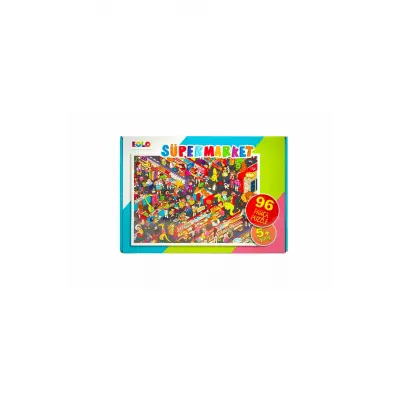 96 Parça Puzzle - Süpermarket