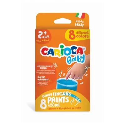 Bebek Süper Yıkanabilir Parmak Boyası - 8x50gr