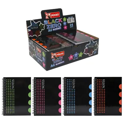 Bloknot A6 50 sayfa Black Glow