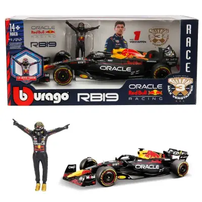 Burago F1 Orancle RedBull Max Verstappen