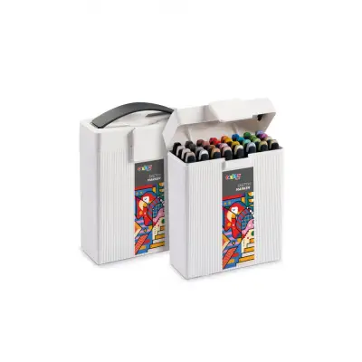 CARİOCA PLUS SKETCH MARKER ÇİFT TARAFLI ÇİZİM KALEMİ 32 FARKLI RENK