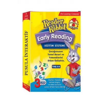 Çocuklar İçin İngilizce Reader Rabbit EARLY READING