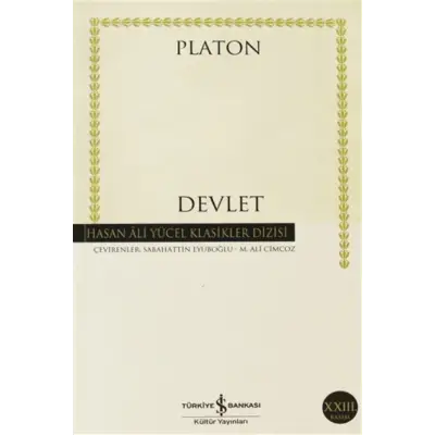Devlet Hasan Ali Yücel Klasikleri Platon Eflatun