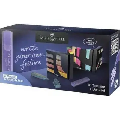 Faber-Castell Textliner 46 16Lı Fosforlu Kalem seti