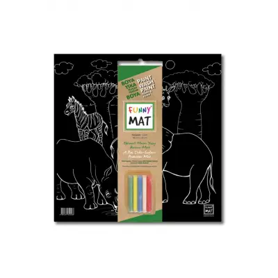 Funny Mat - Black Yeryüzü (tebeşirli) Kolektif