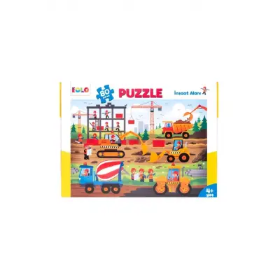 Inşaat Alanı 80 Parça Puzzle