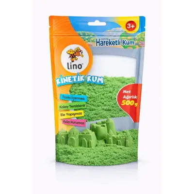LİNO KİNETİK KUM 500 GR YEŞİL