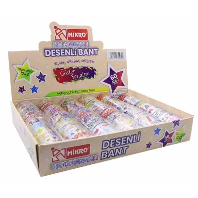 Mikro Hologramlı Desenli Bant 5 lı