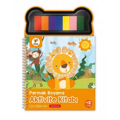 Parmak Boya Aktivite Kitabı Hayvanlar