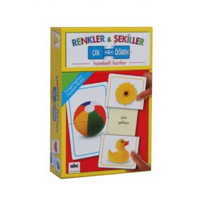 Renkler Ve Şekiller Çek Ve Öğren Hareketli Kartlar Kolektif - Kolektif