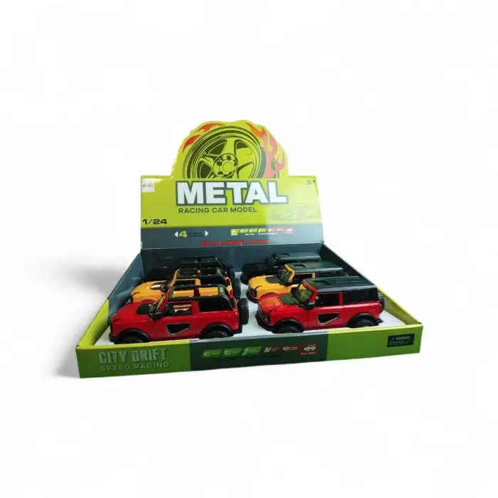 1:24 Sesli Işıklı Metal Model Araba