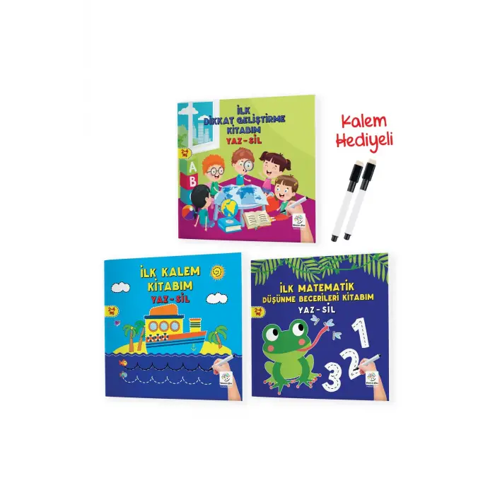 2-4 Yaş Mucit Karınca Serisi Yaz-sil Kitaplar