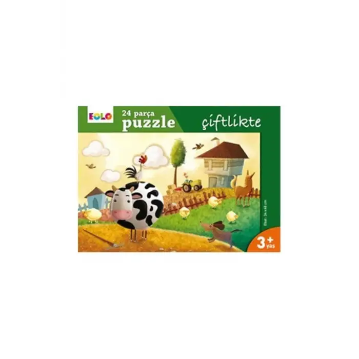 24 Parça Puzzle - Çiftlikte