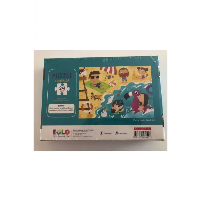 24 Parça Puzzle - Kumsalda