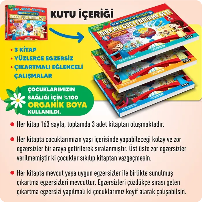 Dikkati Güçlendirme Seti 5 Yaş adeda yayınları