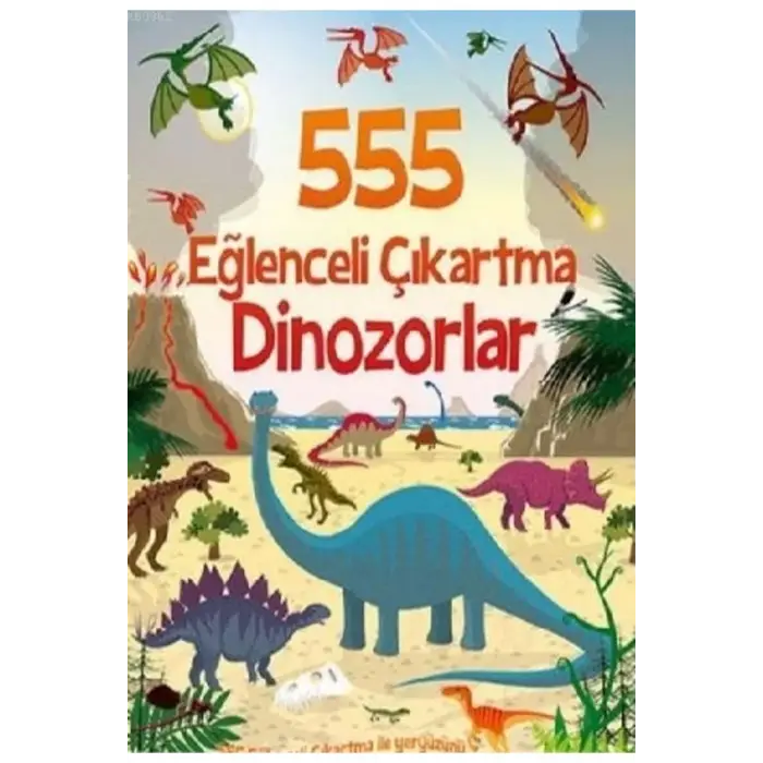 555 Eğlenceli Çıkartma Dinozorlar