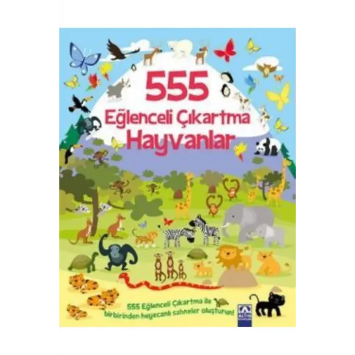 555 Eğlenceli Çıkartma Hayvanlar