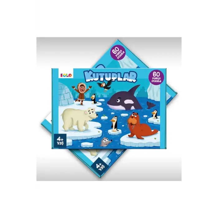 60 Parça Puzzle - Kutuplar