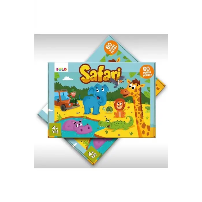 60 Parça Puzzle - Safari