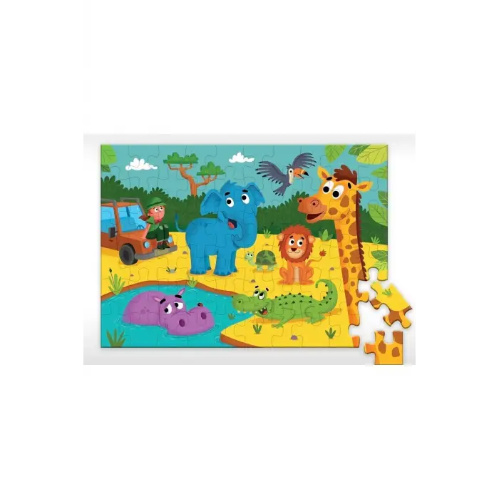 60 Parça Puzzle - Safari