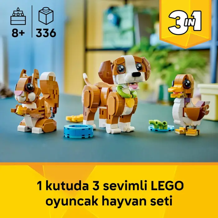 LEGO Creator 3’ü 1 Arada Sevimli Hayvanlar: Yavru Köpek