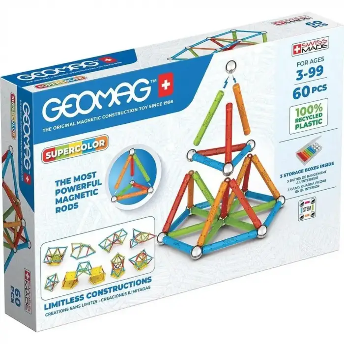 Geomag Supercolor Panels Manyetik Zeka Oyunu 78 Parça