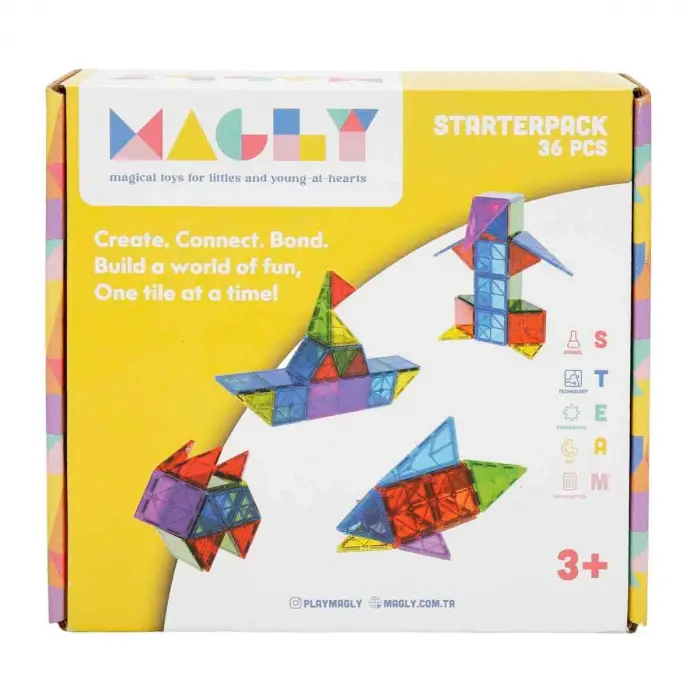 Magly Manyetik Yapı Blokları 36 Parça