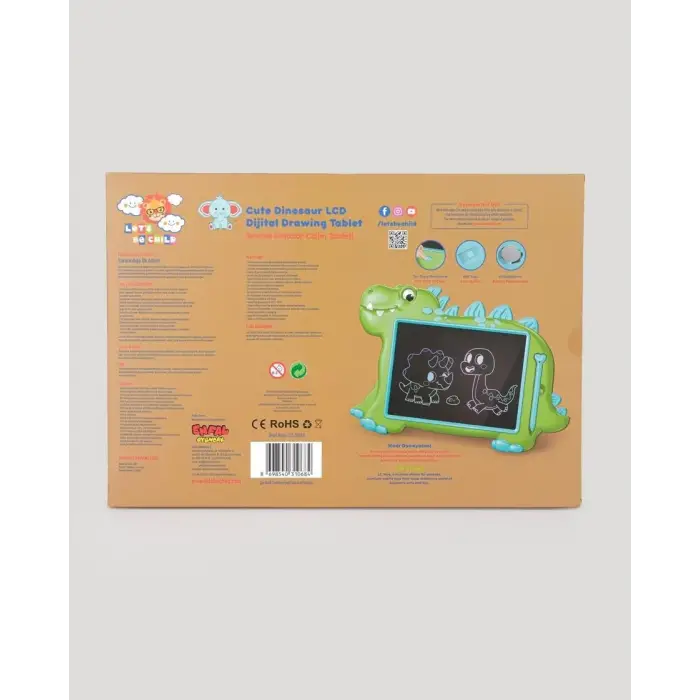 SEVİMLİ DİNAZOR ÇİZİM TABLETİ 10 İNÇ