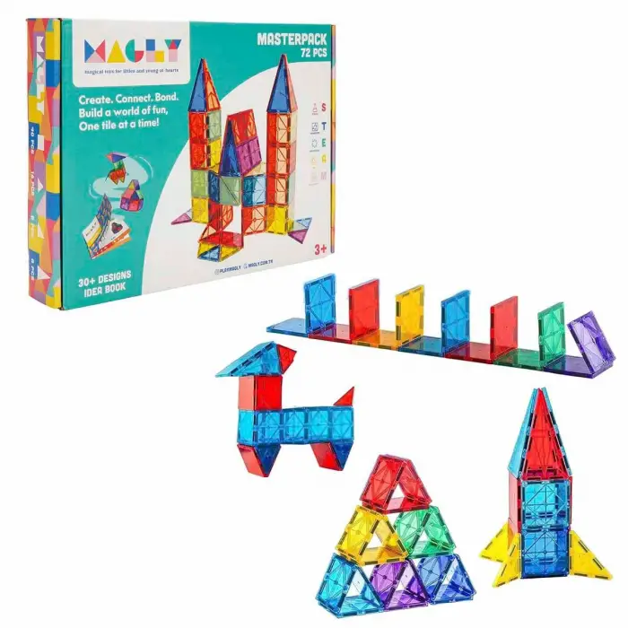 Magly Manyetik Yapı Blokları 72 Parça