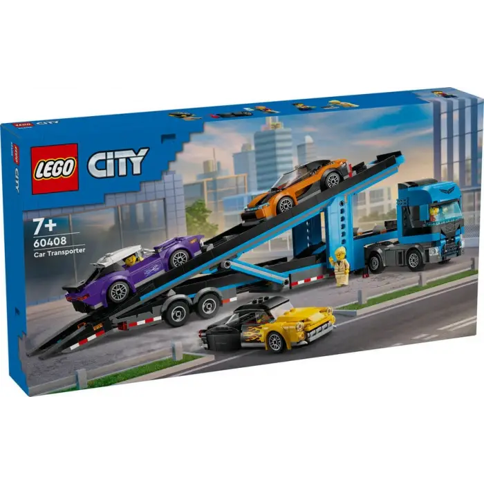 LEGO City Spor Arabalı Araç Taşıma Kamyonu