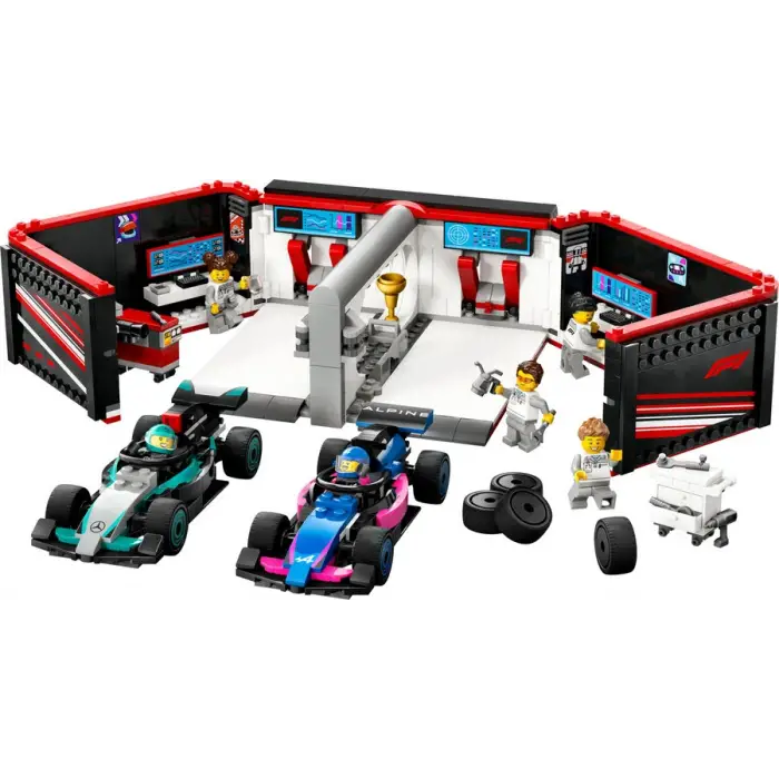 LEGO® City F1® Garajı ve Mercedes-AMG ve Alpine Arabaları