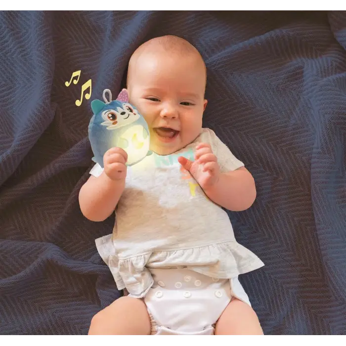 Baby Clementoni - Minik Kurt 0+ ay - Işıklı ve Sesli Pelüş Kurt