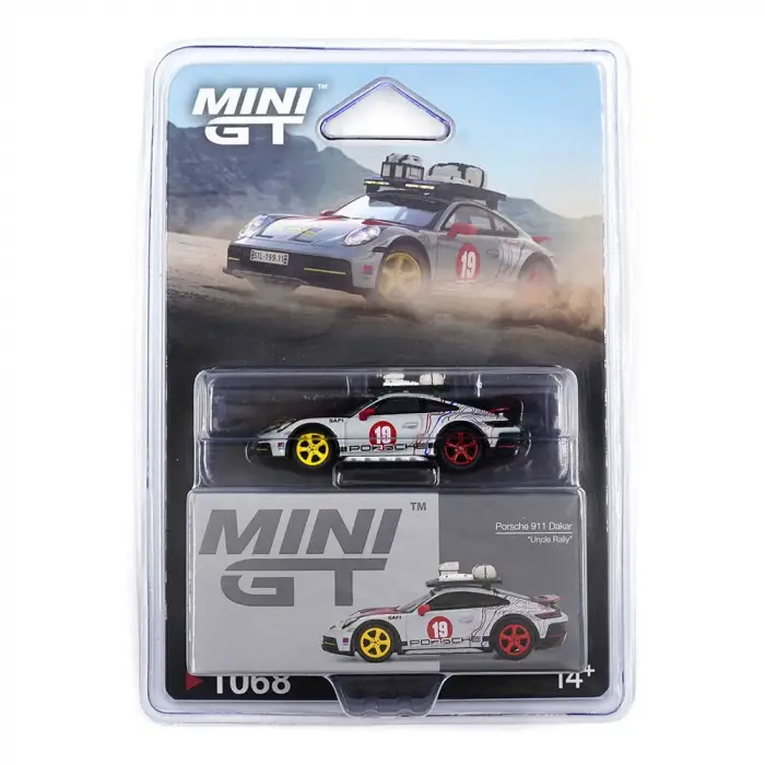 Mini GT 1/64 Porsche 911 Dakar Uncle Rally Blister Paket