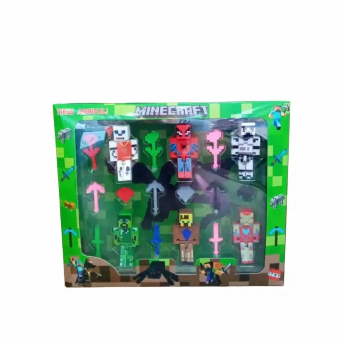 6 lı figür minecraft