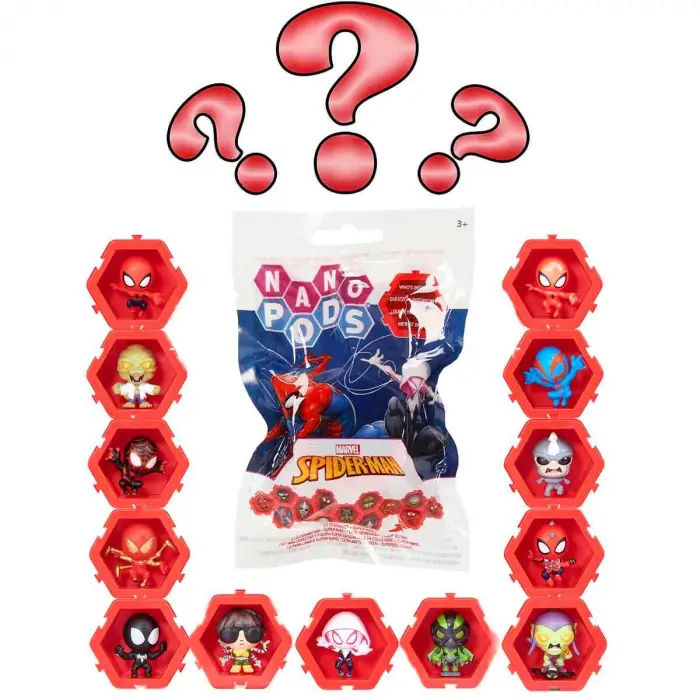 Marvel Spider-Man Nano Kapsül Figür Sürpriz Paket