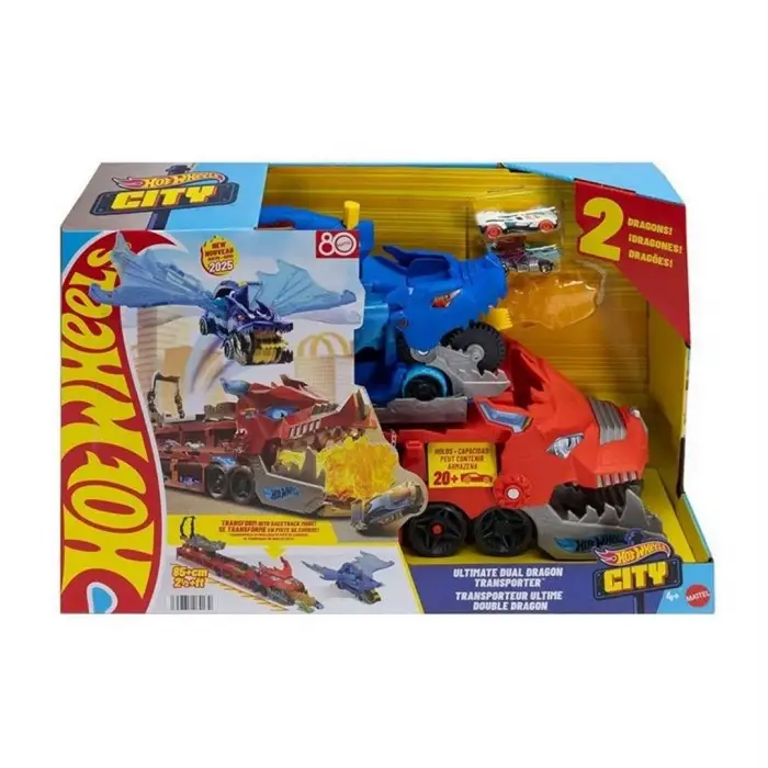 Hot Wheels Ultimate Çift Ejderha Taşıyıcı Dev Tır